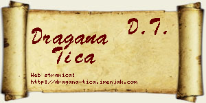 Dragana Tica vizit kartica
